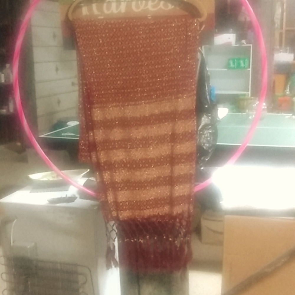 Very long bling bling scarf